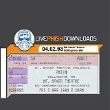 Phish - 1993-04-02 - Mt. Baker Theatre - Bellingham, WA