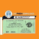 Phish - 1993-03-14 - Paul Wright Gym, Western State College - Gunnison, CO