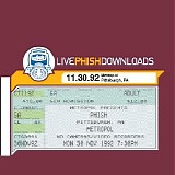 Phish - 1992-11-30 - Metropol - Pittsburgh, PA
