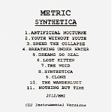 Metric - Synthetica (Instrumentals)