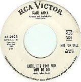 Paul Anka - Until It's Time for You to Go (Single)