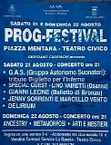 Various Artists - Prog Festival, Piazza Mentana - Ingresso del Teatro Civico, La Spezia, Italy