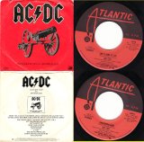 AC/DC - Let's Get It Up/Snowballed (US Picture Sleeve)