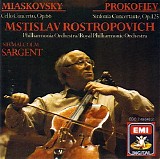 Rostropovich / sir Malcolm Sargent / Philharmonia Orchestra / Royal Philharmonic - Miaskovsky / Prokofiev: Cello Concertos