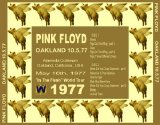 Pink Floyd - Oakland - In The Flash World Tour