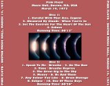 Pink Floyd - Boston Music Hall (1973)