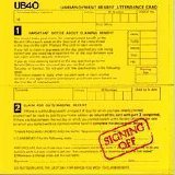 UB40 - Signing Off