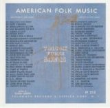Various artists - Anthology of American Folk Music - Songs - A