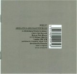 Felt - Absolute Classic Masterpieces EMU