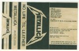 Metallica - No Life 'till Leather