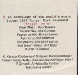mevlevi ayinleri - pençgah ayini (konya 1968)