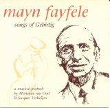 Mariejan van Oort - Jacques Verheijen / Mayn Fayfele (Songs of Gebirtig)