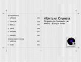 ALBENIZ - ALBENIZ EN ORQUESTA