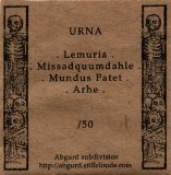 Urna - Missadquumdahle