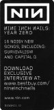 Nine Inch Nails - Year Zero