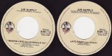 Air Supply - Making Love (Out Of Nothing At All)/Late Again (Live Version) (Canada)