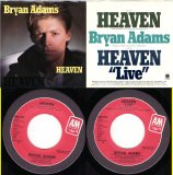Bryan Adams - Heaven/Heaven (Live) (US Picture sleeve)