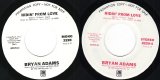 Bryan Adams - Hidin' From Love (Mono)/Hidin' From Love (Stereo) (US)