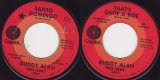 Buddy Alan - Santo Domingo/That's Quite A Ride (US Promo)