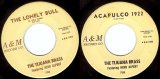 The Tijuana Brass featuring Herb Alpert - The Lonely Bull (El Solo Torro)/Acapulco 1922 (US)