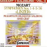 Wolfgang Amadeus Mozart - Symphonies No. 1, 4, 5 & 36 -