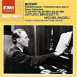 Michelangeli - Mozart: Piano Concertos Nr.13, 15 & 23
