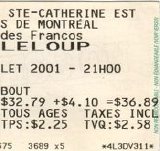 Jean Leloup - Metropolis, Montreal 26-07-2001