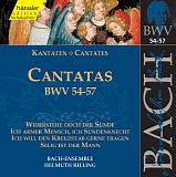 Johann Sebastian Bach - Kantaten BWV 54-57  Bach-Ensemble CD 92.018