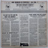 Dave Brubeck Quartet, The - Dave Brubeck At Storyville, 1954 (Volume 1)