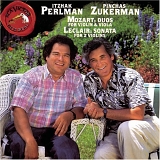Itzhak Perlman & Pinchas Zukerman - MOZART & LECLAIR - violin duos