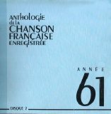 Various artists - Anthologie De La Chanson Française 1961