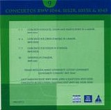 Bach JS - Vol.12 - CD 09 Concertos BWV 1044,1052R,1055R,1045