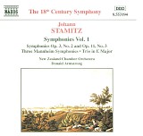 Stamitz - Stamitz, Johann: Symphonies Vol. 1