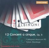 Albinoni - 12 Concerti a cinque Op. 5  [Collegium Musicum 90 - Simon Standage]