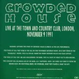 Crowded House - Live At The Town And Country Club 1991 (