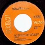Paul Anka - In The Still Of The Night/Pickin' Up The Pieces (Canada)