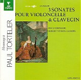 Paul Tortelier / Robert Veyron-Lacroix - Bach: Sonatas for cello and harpsichord BWV1027-1029