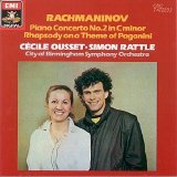 CÃ©cile Ousset - City of Birmingham Symphony Orchestra - Simon Rattle - Rachmaninov: Piano Concerto No.2 & Rhapsody on a Theme of Paganini