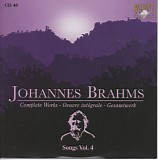 Johannes Brahms - 48 Lieder Op. 57; Ernste Gesänge Op. 121