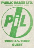 Public Image Limited - Date: 4-24-80 Atlanta Venue: Agora - Atlanta, U.S.A.