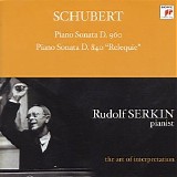 Rudolf Serkin - Schubert â€¢ Piano Sonata D. 960 â€¢ Piano Sonata D. 840 "Reliquie"