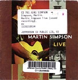 Simpson, Martin - Martin Simpson Live