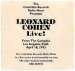 Leonard Cohen - Live at the Complex LA 18-4-93