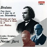 Neeme JÃ¤rvi - Piano Quartet in G minor Op 25 orch Schoenberg; Var and Fuge on a Theme by Handel Op 24 orch Rubbra