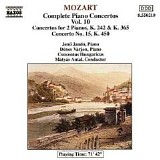 JenÃ¶ JandÃ³ - piano - Piano Concertos no 7 in F maj K242 "London"; no 100 in E flat maj K365 (316a); no 15 in B flat maj K450