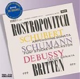 Mstislav Rostropovich & Benjamin Britten - Schubert, Schumann & Debussy Works for Cello & Piano