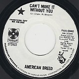 American Breed - Can't Make It Without You/When I'm With You (US Promo)