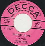 Rex Allen and Victor Young and His Singing Strings - Nothin' To Do/The Trail Of The Lonesome Pine (US Promo)