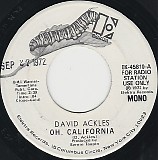 David Ackles - Oh, California (Mono)/Oh, California (Stereo) (US Promo)