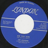The Allisons - Are You Sure/There's One Thing More (Canada)